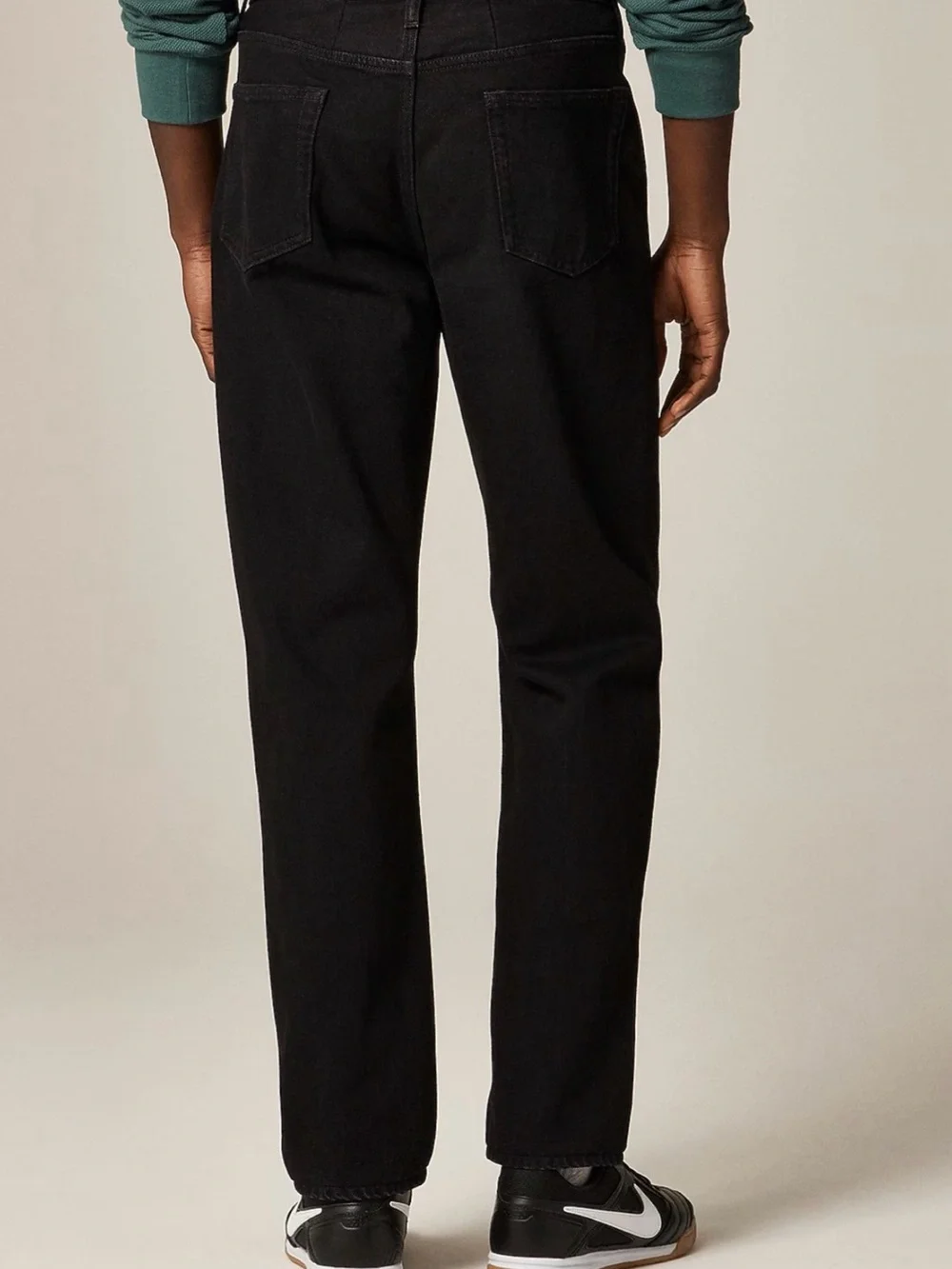 J.Crew Men's Classic Straight Jeans in Black Rinse.